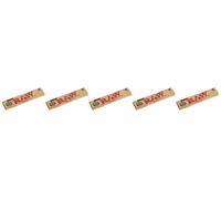 5 booklets x RAW CLASSIC King Size Slim UNREFINED Natural rolling paper by RAW