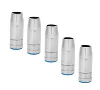 5 boquillas de gas cónicas de 12,5 mm para soplete de soldadura Binzel MB25AK MIG/MAG, puntas de boquilla de repuesto de latón resistentes al calor, consumibles de antorcha para aplicaciones de
