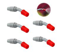 5 boquillas pulverizadoras, accesorios de riego y limpieza, piezas de repuesto para rociador, eliminación de malas hierbas y plagas