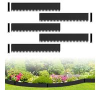5 bordes flexibles para jardín, borde de paisaje de 107 cm, divisor de césped de 15 cm de alto, separador de césped al aire libre para parterres y paisajismo de patio