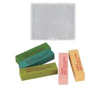 5 Borradores de Cuerdas para Trastes de Guitarra, Herramienta de Bloques de Limpieza de Goma para Pulir Trastes Suaves para Bajos, Ukeleles, Mandolinas (grano