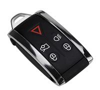 5 Botones del Coche Remoto Inteligente Sin Llave Caso Shell Uncut Key Blade para Jaguar XF XK XKR 2007 2008 2009 2010 X-Type S-Type