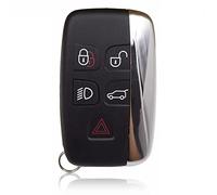 5 botones para llave remota de coche, repuesto para R-ange Rover Sport/Evoque/L y Rover LR4 Jaguar XJ XJL XF Discovery 4 Freelander Remote Key