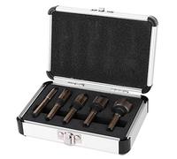 5 brocas de chaflán de cinco hojas de 82°, herramienta de acero de alta velocidad para trabajar la madera, carpintería, cerrajería y procesamiento de metales para automóviles, 60