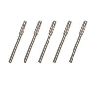 5 brocas de mandril para uñas, vástago mini 3/32 de 3,1 mm, pequeñas bandas de lijado para máquina de archivo de taladro eléctrico, kit de herramientas de manicura y pedicura de acero inoxidable para