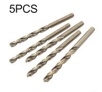 5 brocas métricas de cobalto para acero inoxidable diseñadas para un alto rendimiento y fiabilidad (11 mm)