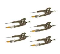 5 brújulas de metal de hierro con herramienta de dibujo geométrico de escala de doble cara para dibujo de ingeniería y dibujo técnico, brújulas de metal para diseño artístico