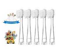 5 cabezales de cepillo de dientes de repuesto para niños compatibles con Seago SG-513/977/EK6, Brush-Baby WildOnes/KIDZSONIC, Dada-Tech DT-BB1/DT-977/DT-K6