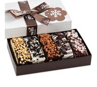 5 Caja de regalo de galletas de chocolate de San Valentín Cesta de regalo de galletas gourmet para entrega de alimentos, ideas de regalos de galletas elegantes para mujeres, hombres, esposas y novias