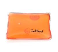 5 calentadores de manos con gel instantáneo; diseño reutilizable, naranja