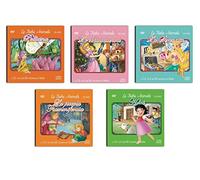 5 CD + DVD Canzoncine e Fiabe Per Bambini, La Sirenetta, Heidi, Pollicina, Lo Schiaccianoci, La Piccola Fiammiferaia, ( NO Cartoni Walt Disney ) Offerta