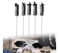 5 cepillos de limpieza de depósito de carbono para motor para puerta de aire con cerdas en espiral a prueba de óxido, no se deforman, adecuados para maquinaria deportiva de potencia múltiple