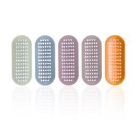 5 Cepillos De Uñas De Limpieza De Doble Cara, Limpiadores De Uñas Portátiles, Herramientas De Limpieza Sanitaria, Productos De Cuidado Personal.