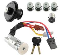 5 cerraduras de Puerta + Bombin Arranque + Tapa del Tanque compatibles para Expert, Scudo y Jumpy (1995-2006) con 2 Llaves | 4162F4 | 4162L9 | 4162S1