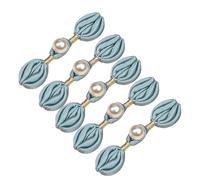 5 cierres de nudo chino adornados con perlas para vestido de novia, capa, abrigo, confección de ropa, pierna de flores