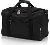 5 Cities Ryanair 40x20x25 Tamaño Máximo Viaje Maleta De Mano Maleta Cabina Avion Mochila Garantía De 2 Años (Negro)