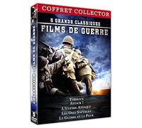 5 classiques films de guerre : L'ultime attaque (Zulu Dawn) + Les oies sauvages + La gloire et la peur + Attack! (Attaque) + Tobrouk - Commando vers l'enfer [Francia] [DVD]