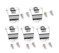 5 clips de soporte de micrófono de mano, clip de fijación para micrófono de radio con tornillo para Kenwood TM471A, TM271A, TK8108, para Motorola GM300, GM950, GM3188, GM3688, GM338, SM50