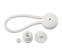 5 clips elásticos para cordón de choque con perilla, hebillas de goma de nailon para tienda de campaña, ajustadores de línea tensora, anclajes de cubierta de caravana, tensores de lona de barco