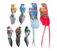 5 Clips Para Pájaros De Cola Corta, 2 Clips Para Pájaros De Cola Larga, Pájaros Decorativos, Decoración De Pájaros, Pájaros Decorativos Para Exteriores, Resortes Decorativos Para Jardín