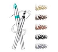 5 colores Bolígrafo de tinta de ceja, marcador de microrelleno líquido natural de cejas, maquillaje de cejas, Eyebrow Makeup Pen