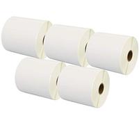 5 Compatibles Rollos 100mm x 50mm Etiquetas térmica directa para Zebra GK420d GK420t GC420d GX420d GX420t GC420t GX430t GT800 LP2844 TLP 2844 Citizen CL-S521 CL-S621 CL-S631 (1000 Etiquetas por Rollo)