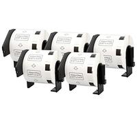 5 Compatibles Rollos DK11209 DK-11209 29mm x 62mm Etiquetas para Brother P-Touch QL-500 QL-550 QL-570 QL-700 QL-800 QL-810W QL-820NWB QL-1050 QL-1060N QL-1100 QL-1110NWB (800 Etiquetas por Rollo)
