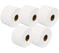 5 Compatibles Rollos S0929100 51mm x 89mm Etiquetas de tarjetas de identificación no adhesivas (300 Etiquetas/Rollo) para Dymo LabelWriter 4XL 450 400 330 320 310