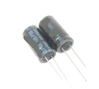 5 condensadores electrolíticos no polares de cruce de graves for altavoces, 100 V, 100 uf, 16 x 32 mm