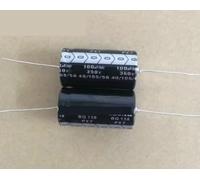 5 condensadores electrolíticos polarizados axialmente horizontales de 100 uf y 350 V, 22 x 41 mm Capacitance Meters