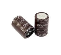 5 condensadores electrolíticos radiales de 25 V y 33000 uf, 33000 uf, 25 V, 35 x 60 mm