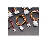 5 Conectores de extensión XH2.54 de 2, 3, 4, 5 y 6 Pines, Macho a Hembra, Cable de 10, 20 y 30 cm, Calibre 26 AWG.(2p,30cm)