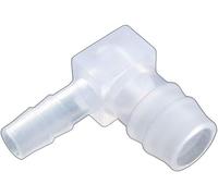 5 conectores de manguera de codo de púas de plástico tipo pagoda de 1,6/4/6/8/10/12 mm (reductores de tubería)(6mmx 8mm)