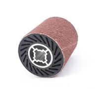 5 correas de papel de lija de goma para ruedas, grano abrasivo de alta eficiencia, 92 x 100 mm, papel de respaldo resistente al desgarro, larga vida, para alambre de pulido de metal en rueda de 90 mm