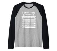 5 Cosas Que Amo Casi Tanto como Stormtroopers Camiseta Manga Raglan
