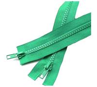 5# Cremallera de resina de 50 cm-200 cm, cremallera de apertura deslizante doble adecuada para funda de sofá, accesorios de costura de ropa,verde oscuro,50cm