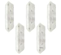 5 cristales de cuarzo natural pulido para manualidades, piedras preciosas a granel para aliviar el estrés y equilibrio energético, decoración del hogar e ideas de regalo