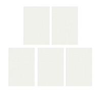 5 cuadernos de tapa blanda con 60 páginas sin forro, punteados, cuadrícula, rayado, para escribir papel de cuaderno de encuadernación de hilo