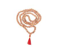 5 cuentas de oración Face Mala, semillas del Himalaya Panchmukhi, rosario religioso Japa Mala, Semillas de Rudraksha
