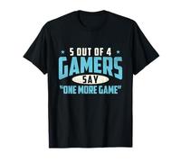 5 de Cada 4 Jugadores Dicen un Juego más - Funny Gamer Gaming Camiseta