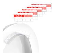 5 Deflectores De Para Asiento De Inodoro, Protector Contra Salpicaduras Para El Entrenamiento De Baño Infantil, Protector Antiderrames Para La Rutina De Baño De Niños, Barrera De Silicona Suave