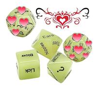 5 Deportes Y Fitness Dados Verdes, Se Iluminará AutomáTicamente 1 Dado, Patrones De AccióN Claros, GuíA De Entrenamiento Deportivo, Regalo De Pareja - K28
