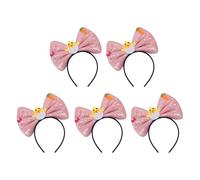 5 diademas de lentejuelas ligeras para mujeres, niñas, niños, Navidad, cumpleaños, etc