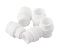 5 difusores de gas MB 24KD de cerámica para antorcha Binzel Abicor MIG - Boquilla cónica de protección, piezas de repuesto, accesorios de soldadura