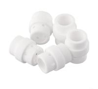 5 difusores de gas MB 24KD para antorcha Binzel Abicor MIG - Boquilla de copa de escudo de cerámica, consumibles 140.0059 compatibles