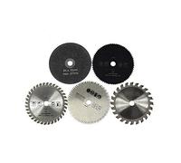 5 discos de corte de carburo para cortar madera, plástico, metal, 85 mm