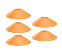 5 discos de entrenamiento redondos con textura de polietileno, conos deportivos para entrenamiento atlético, deportes y ejercicios de grupo, conos de práctica deportiva