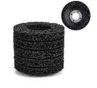 5 Discos de Rueda de Tira de Polietileno Negro de 3.937 in, Herramienta de Eliminación de óxido de Pintura para Amoladoras de ángel, Alta Durabilidad y Rendimiento, sin Daños,