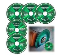 5 discos indestructibles de 4 pulgadas para amoladora, disco indestructible 2.0, corta todo en segundos, discos de corte para un corte suave, biselado, materiales de molienda (versión en inglés)