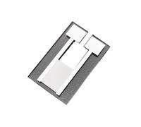 5 electrodos interdigitales de platino - Biosensor de humedad y gas de vidrio de cuarzo Pt for detección fotoeléctrica MEMS(Finger pitch 50 microns)